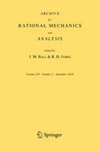 ARCHIVE FOR RATIONAL MECHANICS AND ANALYSIS杂志封面